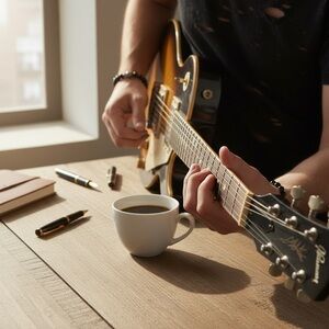 PerePaix Black Bead Skull Bracelet Stretch Gothic Rocker Mens OS
